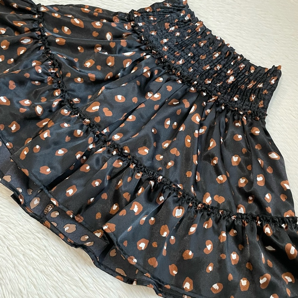 Altard State leopard print mini ruffled skirt - Picture 5 of 13